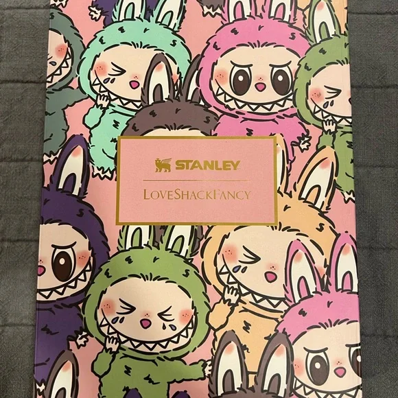 Labubu Stanley 40oz Cup Pink Handle Cup - Picture 3 of 4